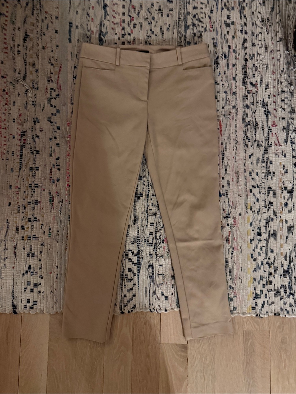 Tailored Tan Ankle Pants